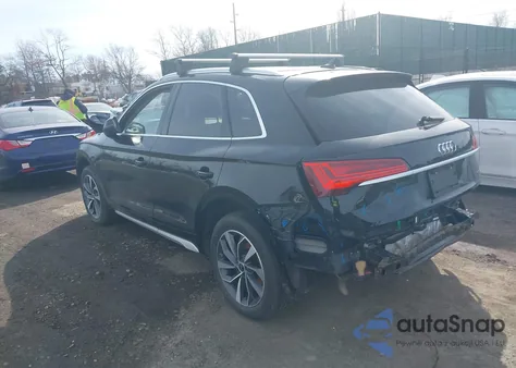 2021 Audi Q5 Premium Plus 45 Tfsi Quattro S Tronic z USA, uszkodzony, nr VIN WA1BAAFY5M2105551